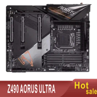 Z490 AORUS ULTRA Motherboard 128GB LGA 1200 DDR4 ATX Z490 Mainboard 100% Tested Fully Work