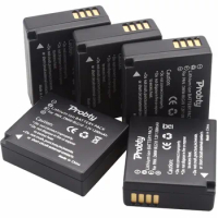 5Pcs Probty DMW-BLG10 DMW BLG10 Battery for Panasonic Lumix DC-ZS70 DMC-GX80 DMC-GX85 DMC-ZS60 DMC-ZS100 DMC-GF6 DMC-GX7K Camera