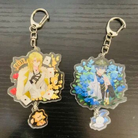 Anime Nijisanji Rainbow Society Vtuber New Style Figures Vox MYSTA SHU IKE LUCA Cosplay Acrylic Key Chain Fans Bag Gifts Keyring