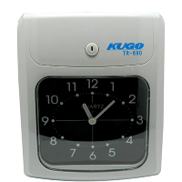 KUGO TR-690專業6欄位打卡鐘 適用AMANO有孔卡 J5010253