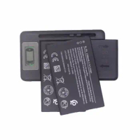 2x 1500mAh BL-4XL Battery + LCD Universal Charger For Nokia 6300 4G 8000 TA-1311 TA-1287 Phone Batteries