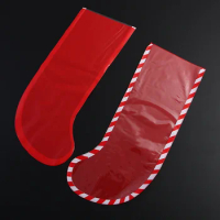 Frosted christmas gift bag universal plastic pet products pvc packaging bag translucent plastic gift bag