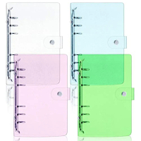 Telus Bekalan Pejabat Sampul Jurnal Binder 6 Cincin Sampul Planner Binder Folder Sampul Loose-Leaf S