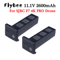 Battery For SJRC F7 4K PRO Camera Drone 11.1V 2600mAh Lithium Batteries Spare Parts 11.1V F7 Drone Battery Accessories