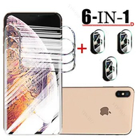 Hydrogel Film Screen Protector for Apple Iphone XS Max X XR Protective Safty Water Gel for Iphone Xs Xr HD Camera Lens Not Glass