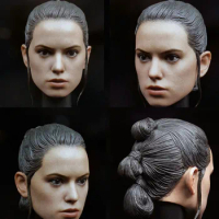1/6 Scale Female Head Sculpt Brave Warrior Daisy Ridley Realistic Head Model Mysterious Identity Fit 12 Inch Action Figure Doll