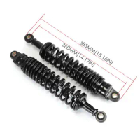 360mm Black Motorcycle Off-Road Moto Mountain Dirt Bike Rear Front Shock Absorber Suspension Protector