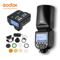Godox V1 Flash V1C V1N V1S V1F V1O TTL 1/8000s HSS Speedlite Flash with X2T-C/N/S/F/O Trigger for Canon Nikon Sony Fuji Olympus