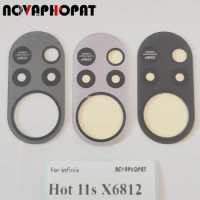 1PC Back Rear Camera Glass Lens With Ahesive For Infinix Hot 11s X6812