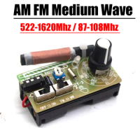 MW FM medium wave Headphone Radio AM FM 2 band 522-1620Mhz / 87-108Mhz radio Receiver Volume adjustable