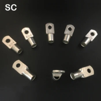 SC25-6 SC25-8 SC25-10 Tin Plated Copper 6mm 8mm 10mm Bolt Hole 25mm2 Cable Wire Cable Lug Battery Connector Crimp Terminal