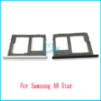 SIM Card Tray Slot Holder Adapter For Samsung Galaxy A8 Star G885F G885 Replacement Parts