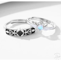 แหวนคู่เงินแท้ Aura Princess ̷˚ ส่งฟรี EMS ![BB4-1] คําแนะนําผลิตภัณฑ์ใหม่ของเดือนนี้