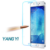 YANGYI揚邑 Samsung Galaxy A8 防爆防刮防眩弧邊 9H鋼化玻璃保護貼