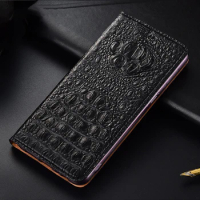 Crocodile Back Veins Genuine Leather Case For XiaoMi Black Shark 1 2 3 3s 4 4s 5 RS Pro Case Cover