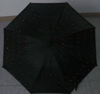 歐洲時尚傘 LED發光傘 夜光傘 藝術傘滿天星雨傘舞臺表演手電筒傘
