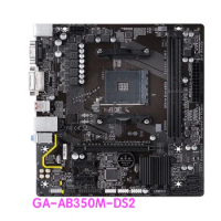 Suitable For Gigabyte GA-AB350M-DS2 Motherboard AB350M DS2 AM4 DDR4 Mainboard 100% Tested OK Fully Work