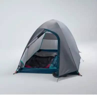 Tenda MH100 Decathlon Untuk 2 Orang Abu - Abu Quechua