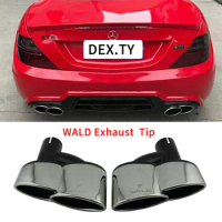 Muffler Tip For Benz C200 W204 W212 E260 E300 W212 W222 E63 E200 Exhaust Tail Pipe Wald Exhaust System Stainless Steel Nozzle