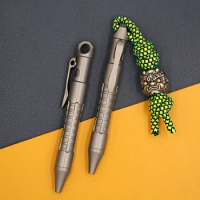 Titanium Alloy Tactical Pen Multifunctional Mini Bolt defense Signature EDC Pen Tools