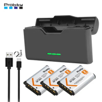 3 Pcs NP-BX1 NP BX1 Bx1 battery+Charger Box TF Card Storager for Sony Vlog camera ZV-1F/W ZV-1 HX300 WX300 HDR-AS15 X3000R MV1