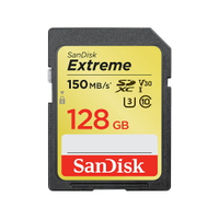 限時★..  免運 SanDisk Extreme 128GB SDXC 150MB/s UHS-3 V30 U3 記憶卡 128G 4K可用 公司貨【全館點數5倍送】【APP下單最高8%點數回饋】