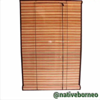 Krey Rotan Orange 120 x 180 [S003] - Krey Indoor, Krey Bambu, Krey Jendela, Tirai Jendela, Krey Bamb