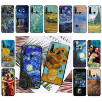 Vincent Van Gogh Star Night Phone Case For Huawei P50 Pro P30 P40 Lite P40Pro P20 lite P10 Plus Mate 20 Pro Mate20 X
