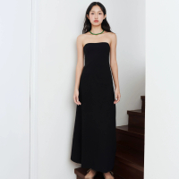 [LIVE] DOTTIE - Đầm ống dáng dài - D0459 - váy đầm nữ Đen Women Dress
