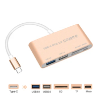 USB C HUB to Card Reader Adapter Type C to HDMI RJ45 Ethernet for Macbook Pro USB-c Type-c Splitter Multi Combo