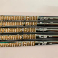 10PCS DYNAMIC GOLD 105 R300เพลาเหล็ก DYNAMIC GOLD 105 Golf Steel Shaft สำหรับเตารีดกอล์ฟ Wedges