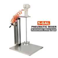 Automatic Lift Agitator 5 Gallon Mixer Paint Stirrer Machine 20 Liter Capacity Dispersion