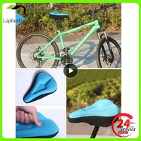 Silica Gel Parts Cycling Seat Mat Saddle Comfortable Cushion Soft Seat Cover for Bike Soft Seat Cover