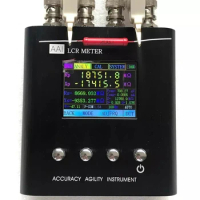 0.05% LCR Meter Digital Electric Bridge Component Tester 50Hz-100/200/300khz PCB Online On-board Tester + 2000mAh Battery