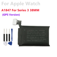 A1847 For Apple watch 3 38mm Series 3 GPS Version Battery GPS A1847 262mAh + Free Tools