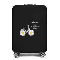 New Luggage Cover Elastic Baggage Cover Suitable  18 To 25 Inch Suitcase Case Dust Cover Daisy  Fash