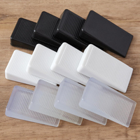 ZZRANYE 12Pcs Plastic Table Shims Level Wedge for Furniture Wobble Wedges Rubber Shim for Toilet Adj