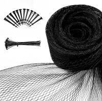 Pond Netting for Koi Ponds 7’ x 10’ Pond Netting Cover for Leaves Durable Koi Pond Net to Catch Leav