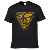 New French Foreign Legion World War Army Special Forces T-shirt Mens T-shirts Men's Cotton T-shirt T