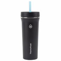 【ThermoFlask】不鏽鋼吸管隨行杯 950毫升