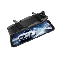 Streaming Media Rearview Mirror HD Night Vision Dual Lens Full Screen Reversing Video Recorder Recorder Car