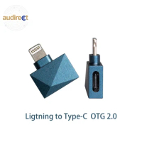 Audirect L/C OTG 2.0 USB OTG Lightning to Type C Socket For iPhone DAC Decoder AMP Headphone Amplifier