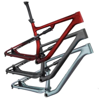 1840g 29er Carbon MTB Frame Full Suspension Bike MTB Frame Max Tire Size 2.4‘’ Boost Frame Parts EVO Link BSA Shock 190*40mm