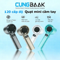 Quạt Mini Sạc Điện M11 - 120 Cấp Độ Gió, Động Cơ Mạnh Mẽ, Quạt Tay Cá Nhân Siêu Tiện
