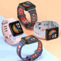Replacement Strap For Mi Watch Lite Silicone Watchbands Watch Strap For Red Mi Watch 2 Lite Strap Correa Bracelet for Poco Watch