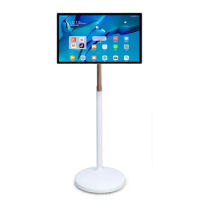32" 27 inch display android advertising digital signage live stream all in one pc monitor chargeable lcd touch screen smart tv