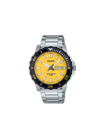 CASIO นาฬิกาข้อมือ MTD-125D-9AVDF สีเหลือง
