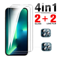 4 to1 camera lens protective glass for iphone 13 pro max glass on theh for apple aifone 13 mini 2021 iphone13 phone films cover
