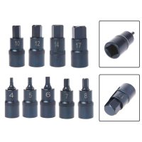 Sepana Pemutar Soket, Pemacu 1 / 2Inci, Saiz Hex 55mm, Julat Saiz Pemutar Hex H4-H17