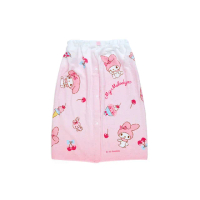 【SANRIO 三麗鷗】兒童用抗UV浴巾裙 115*70cm 美樂蒂 櫻桃(生活雜貨)